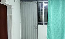 Dark guy enters my room and fucks my tight pussy hard