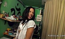 Latina Waitress Banged In Public Bar Pov