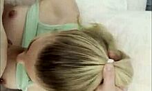 Watch my hot blonde roommate suck my cock?