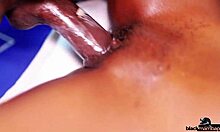 Horny Teen Cums All Over Pato's Big Black Cock