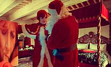 granny carmen christmas in july santa suck ride and sleigh