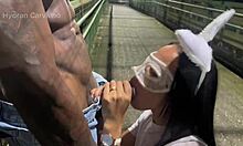 I fucked the slut on the busy avenue and almost got caught