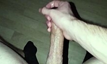 young guy masturbates and cums