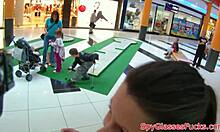 Eurobabe pov fucked on spycam in public