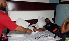 Not in the mood to fuck her but my friend assisted me in fucking her for me