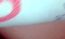 hey, this hot latina is masturbating and squirting all over the place... so sexy!