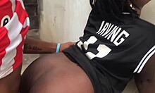 My boyfriend fucks me hard by the well side, contrasting our peaceful surroundings