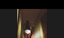 Watch this busty milf give a blowjob and strip?