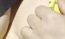 Wifey flashes her perfect tits while driving in the car part 1