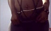 Watch this busty milf give a blowjob and strip?