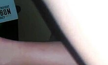 Shannon pissing in the bathroom