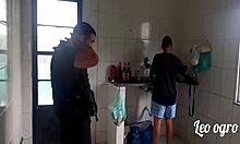 i went to visit my cousin agatha kent, who's a sapatão, and mandy may was there too on xtube