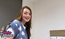 Brit Teen 18+ Gives An Oily Handjob