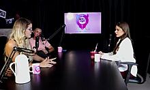 exploring cross-dressing fetish through mentorship and relationship differences with pati ferraz on sheer red