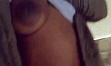 Watch this busty milf give a blowjob and strip?