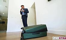 Perfect piece of ass grabs monster cock