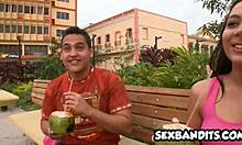 perfect latina teen babe tries first porn