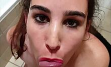 Pissing on feet gets me a footjob and blowjob 😈