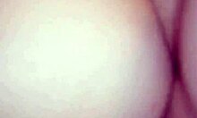 Young latina bride in robe poses seductively for homemade video