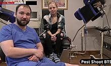 School resource officer Ava Siren passionately explores the student body in her office, moaning and gagging on his cock while he fucks her shaved pussy deep.