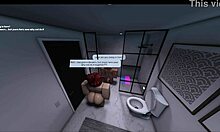 Girlfriend joins shower