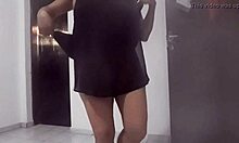 Amateur Latina Woman Dancing In Portuguese Video Scene