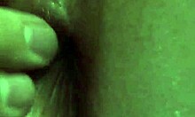 fingering wet pussy and tight ass