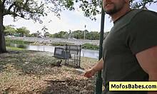 petite teen seduced by muscular guy at lake 😍 joey white jmac