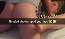 College milf's first Tinder date gone wild with ex's friend