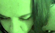 Kandy Kane delivers deepthroat blowjob to husband