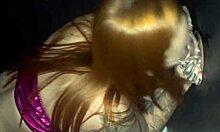 me and redhead friend suck at swing house glory hole while cuckold films