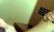 Lorena's feet giving a sexy footjob to big black cock.