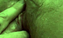 fingering wet pussy and tight ass