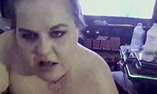 Kandy Kane delivers deepthroat blowjob to husband