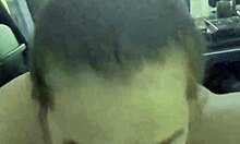 Kandy Kane delivers deepthroat blowjob to husband