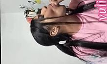 Horny stepmother seduces her stepson, swallows his cum in a homemade scene.