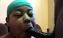 Slut Swallows Big Black Cock After Deepthroat in Homemade Fetish Scene