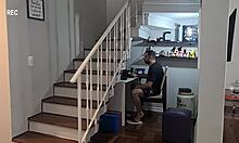 hey, morena rabuda showing new bikini then fucking that pussy 😍🍑