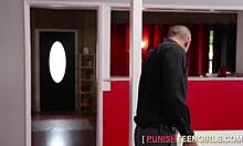 brunette model lana is getting punished with rough hardcore sex