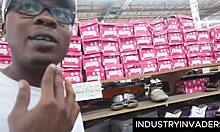 Latina Beauty's Steamy Mall Encounters With Big Black Cock