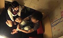 JAPANESE BUSTY SCHOOL GIRL GETS SECRET MASSAGE WITH HUGE TITS