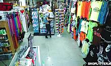 Shoplifter Selina Bentz Shows Officer Her Deepthroat Skills At Work!