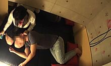 JAPANESE BUSTY SCHOOL GIRL GETS SECRET MASSAGE WITH HUGE TITS