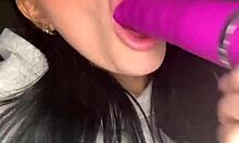 Horny British Girl Toys Herself