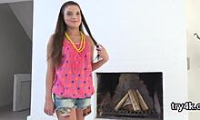 innocent teen 18+ blows dick in pov, then gets juicy pussy fucked