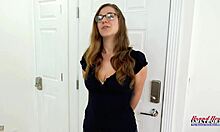 Cute Brunette Kay Lee Rubs Her Pussy, Gets Fingered, Then Gives Blowjob