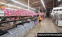 Latina Beauty's Steamy Mall Encounters With Big Black Cock