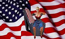 watch this granny licking a dildo and getting a creampie? it's wild