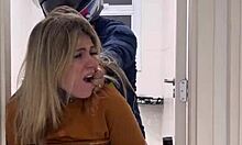 Motorboy fucks woman in bathroom