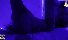 Stacxxxs presents blue light special with transsexual anal